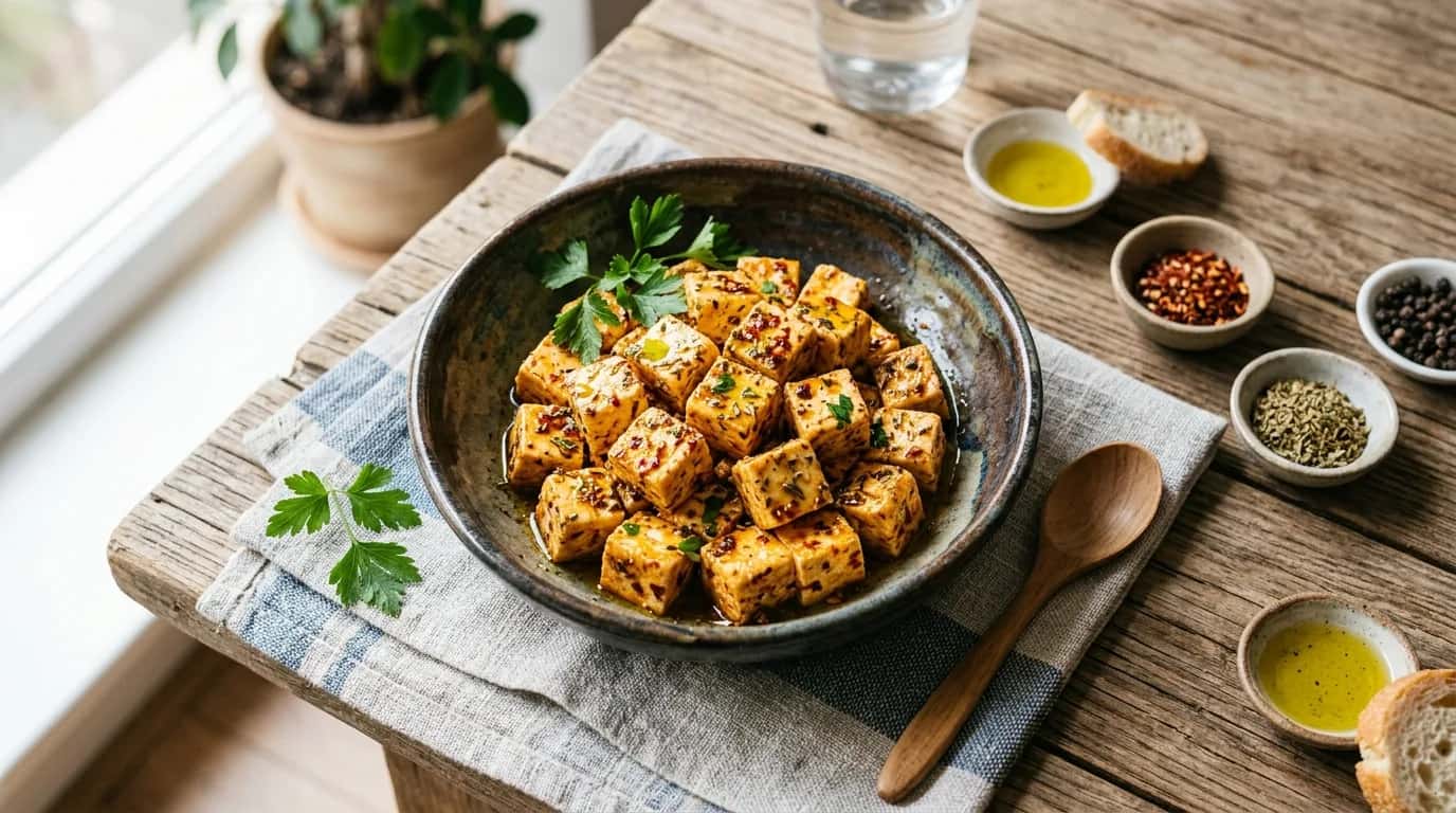 Baharatlı Peynir Küpleri Nasıl Yapılır?