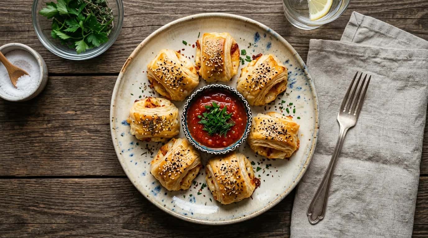 Baharatlı Peynirli Mini Börek Nasıl Yapılır?