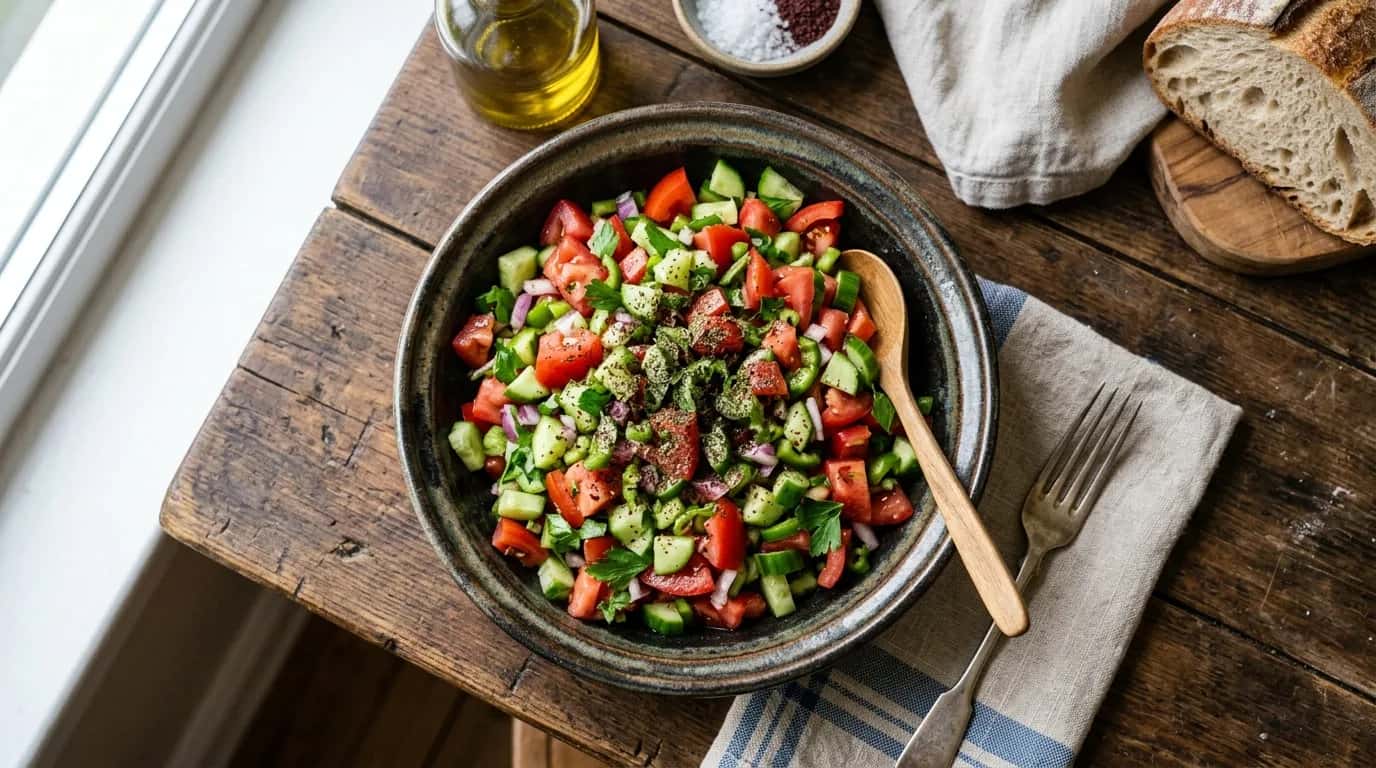 Çoban Salata Nasıl Yapılır?