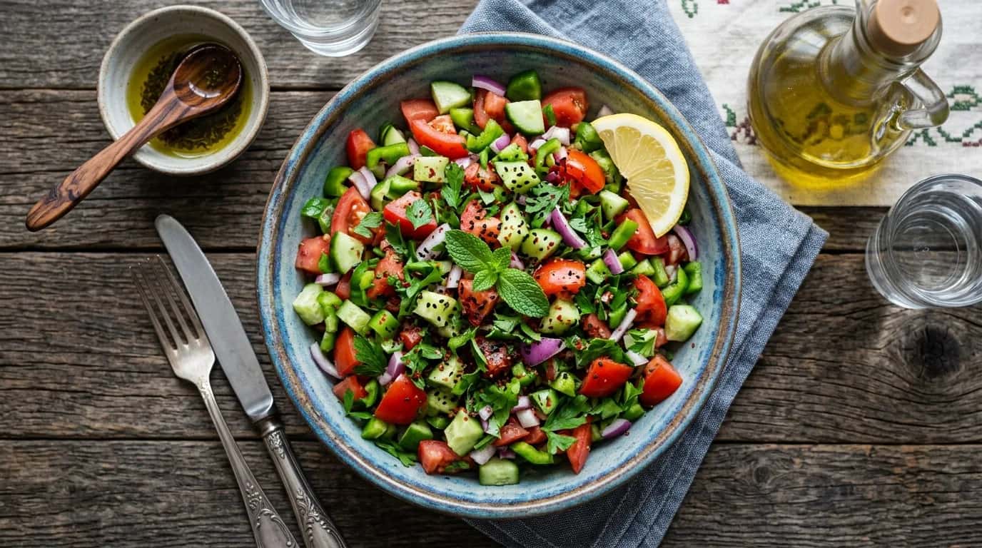 Çoban Salata Nasıl Yapılır?