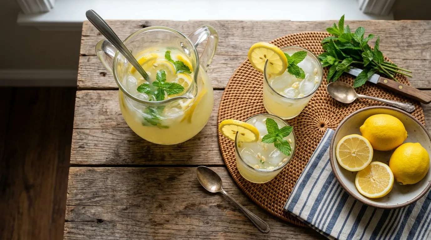 Ev Yapımı Ferahlatıcı Limonata Nasıl Yapılır?