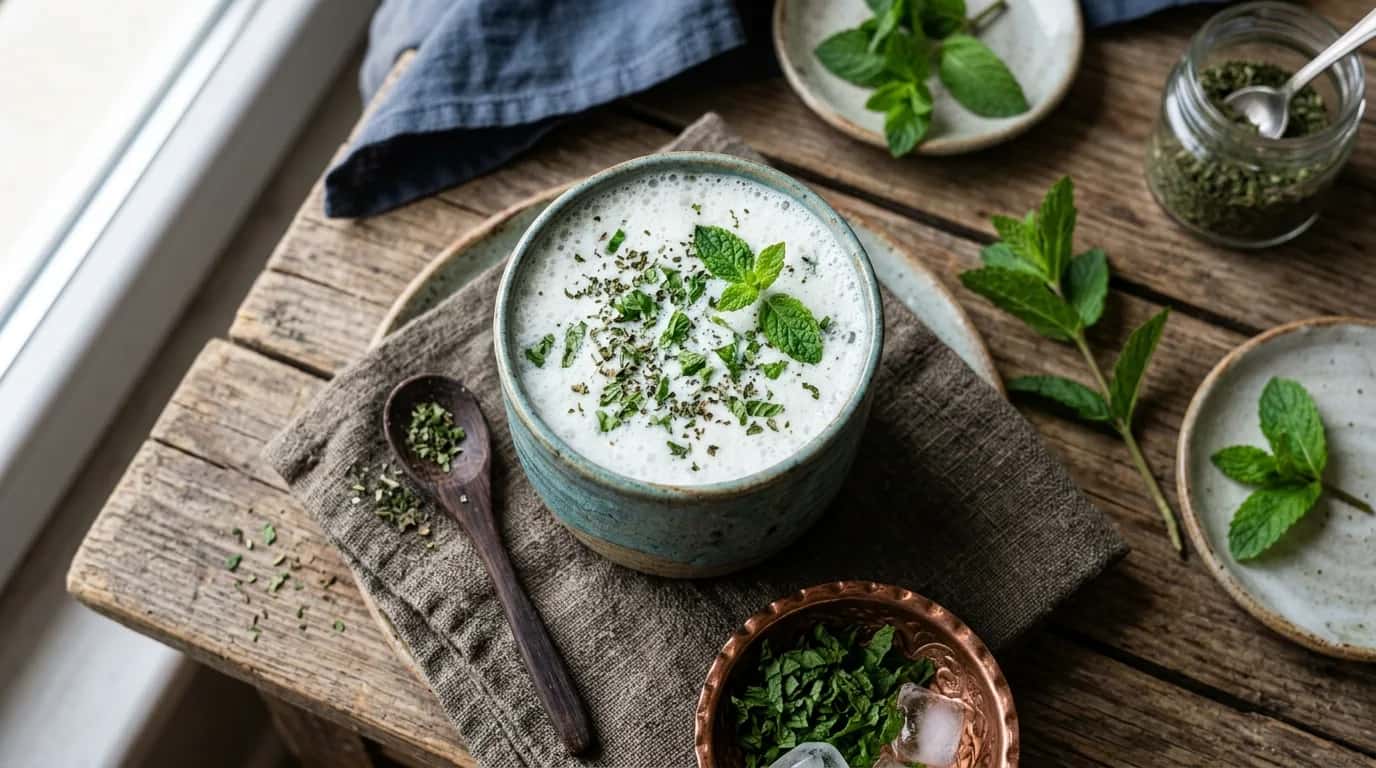 Ev Yapımı Naneli Ayran Nasıl Yapılır?