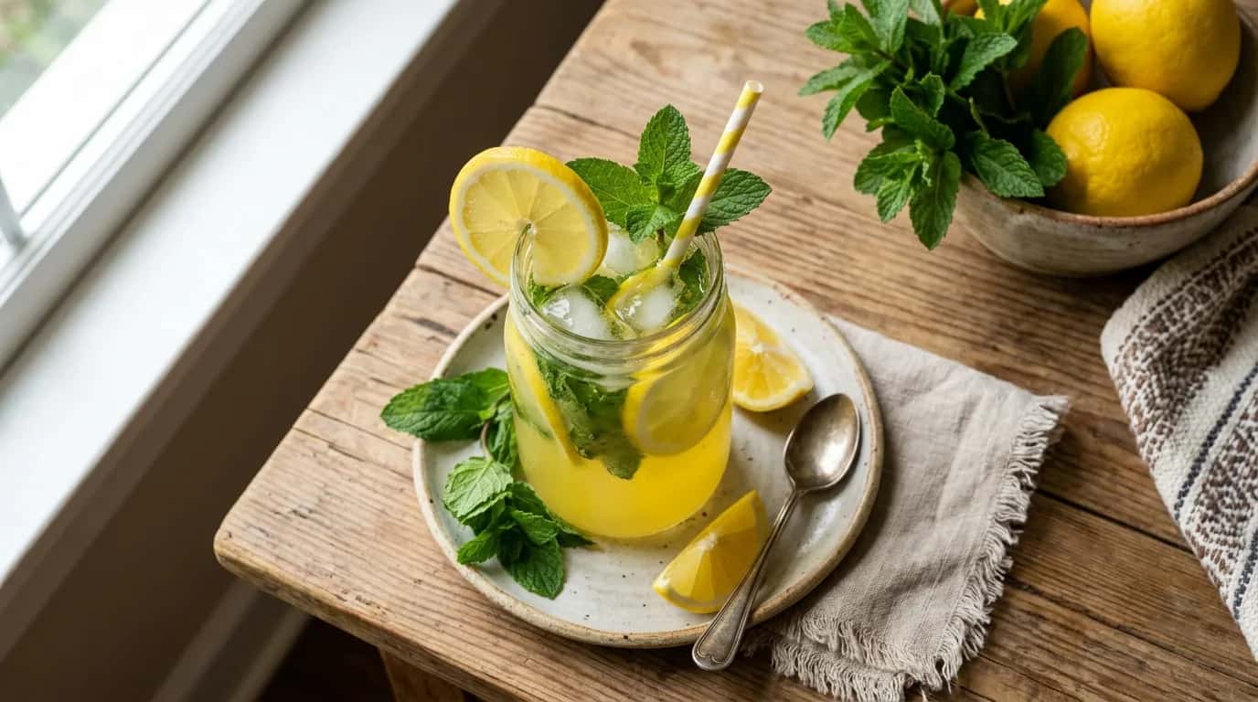 Ev Yapımı Naneli Limonata Nasıl Yapılır?