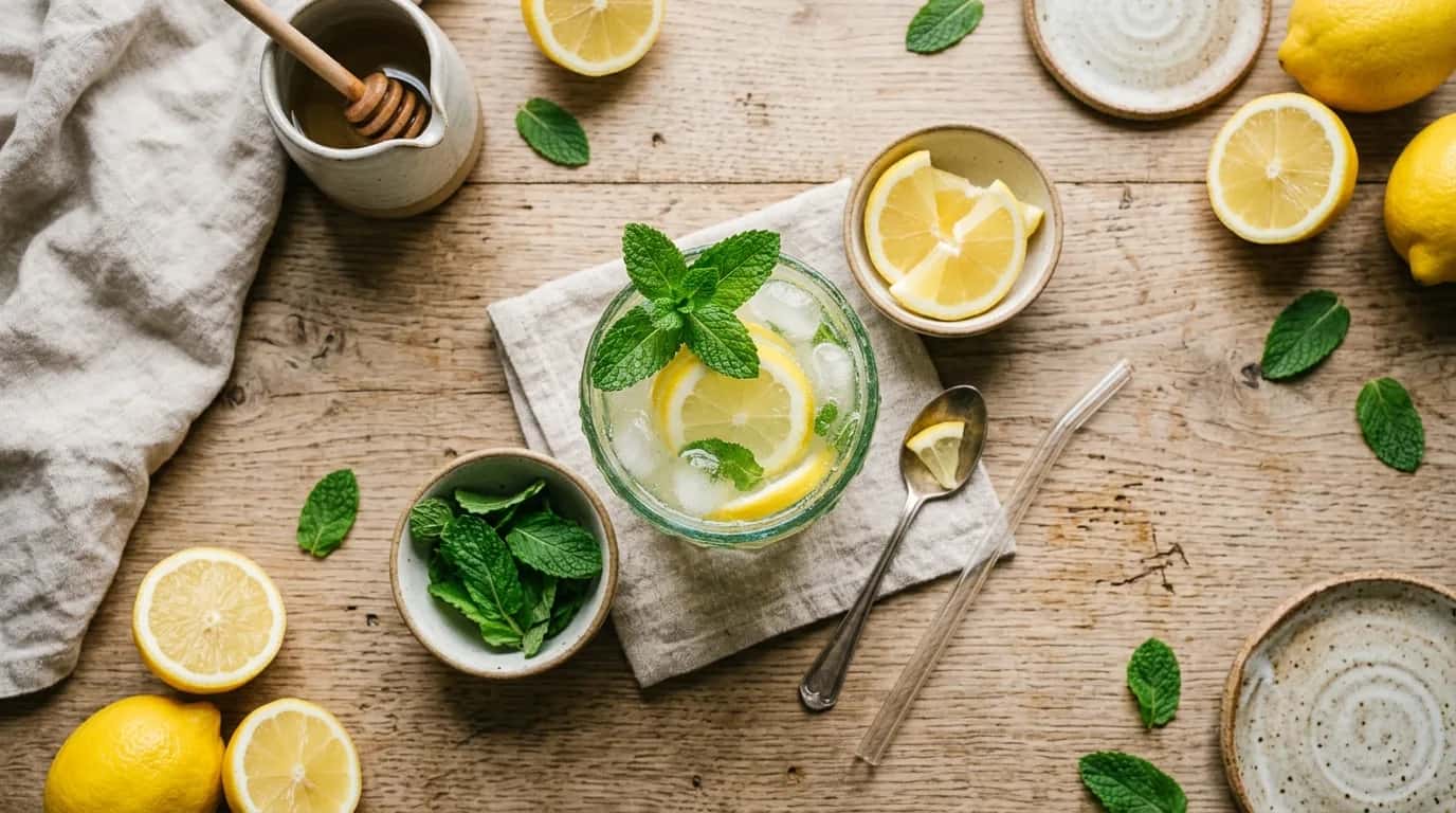 Ev Yapımı Naneli Limonata Nasıl Yapılır?