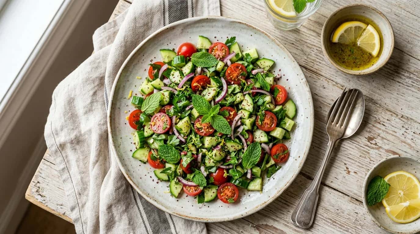 Ferahlatıcı Nane Limon Salatası Nasıl Yapılır?