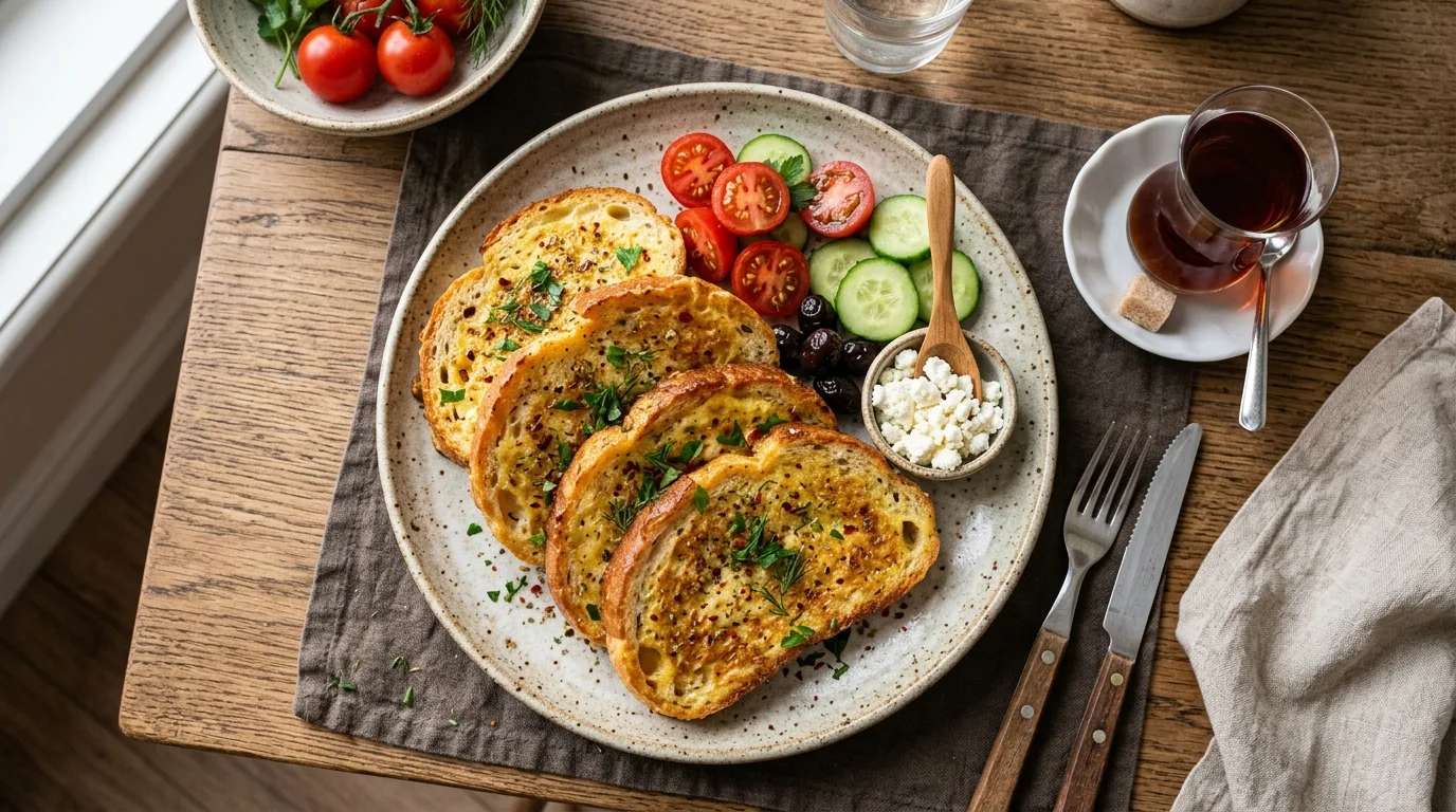 Kahvaltılık Klasik Yumurtalı Ekmek Nasıl Yapılır?