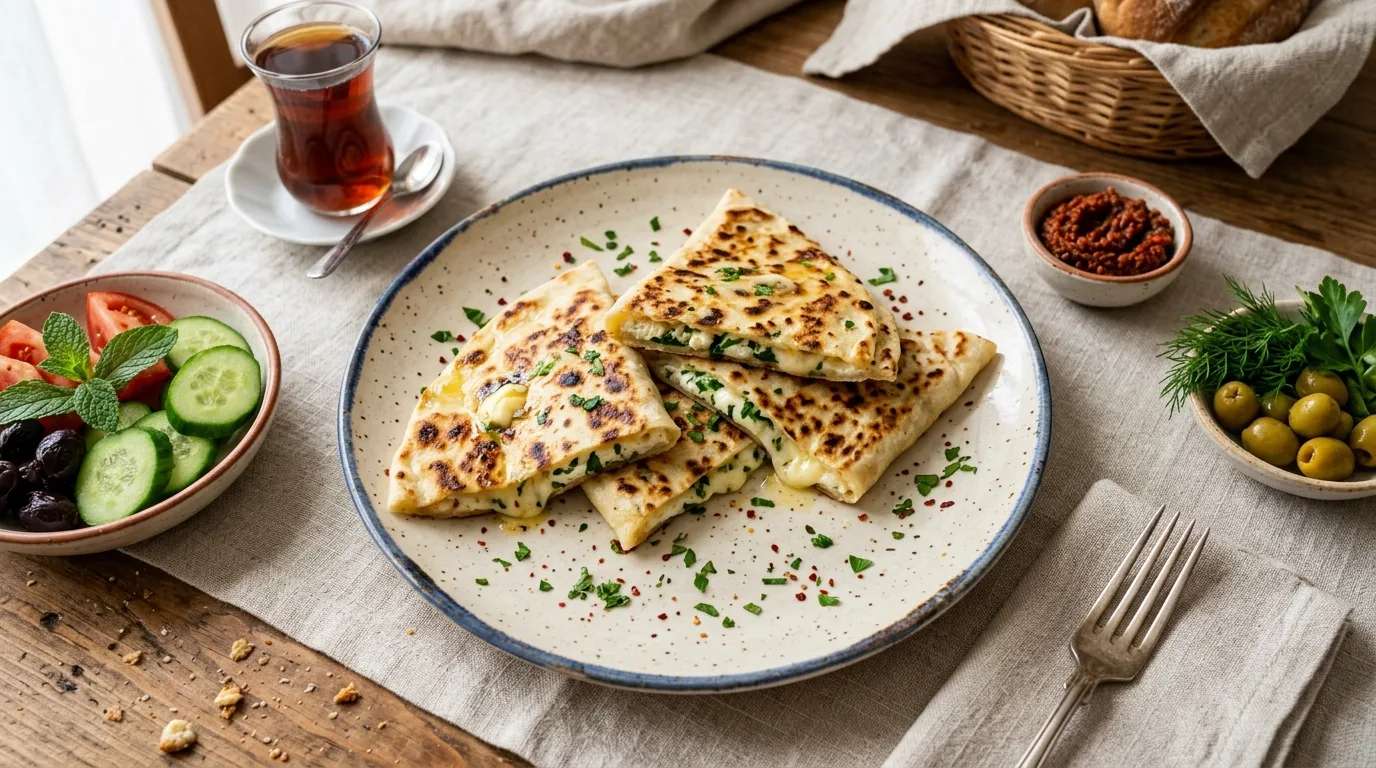 Kahvaltılık Peynirli Gözleme Nasıl Yapılır?