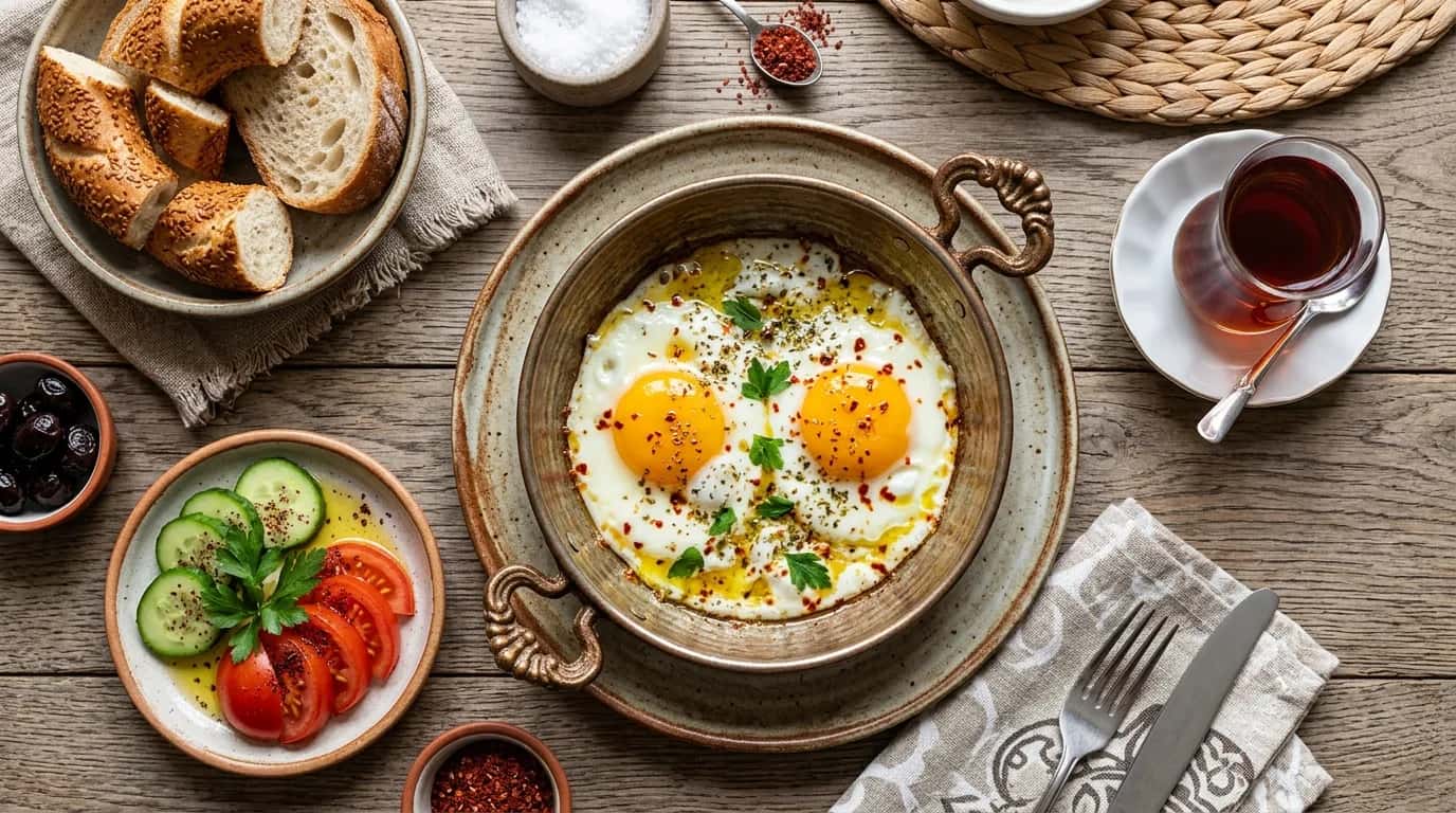 Kahvaltılık Sahanda Yumurta Tarifi Nasıl Yapılır?