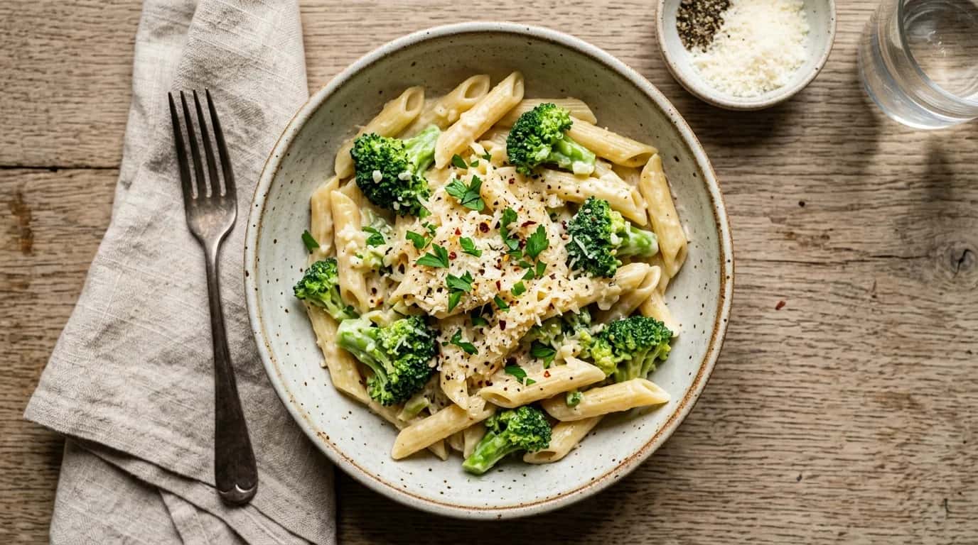 Kremalı Brokolili Penne Nasıl Yapılır?