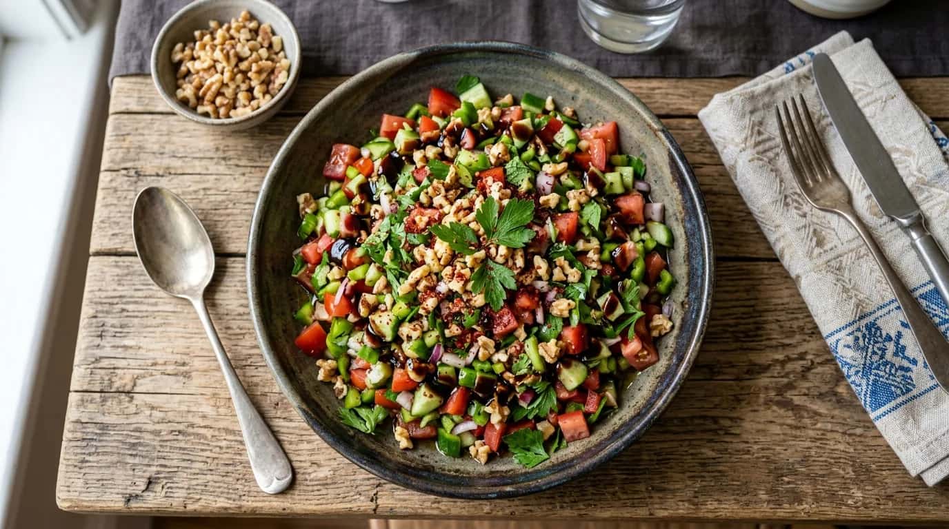 Nar Ekşili Gavurdağı Salatası Nasıl Yapılır?