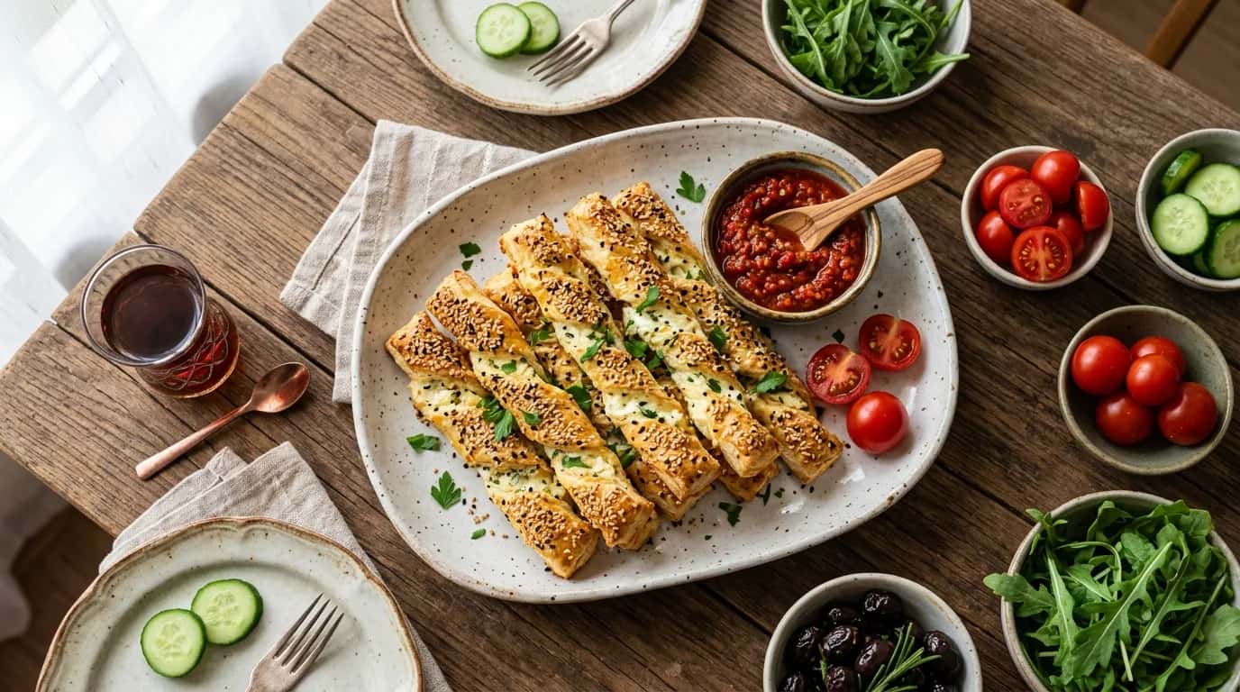 Peynirli Kahvaltılık Çubukları Nasıl Yapılır?