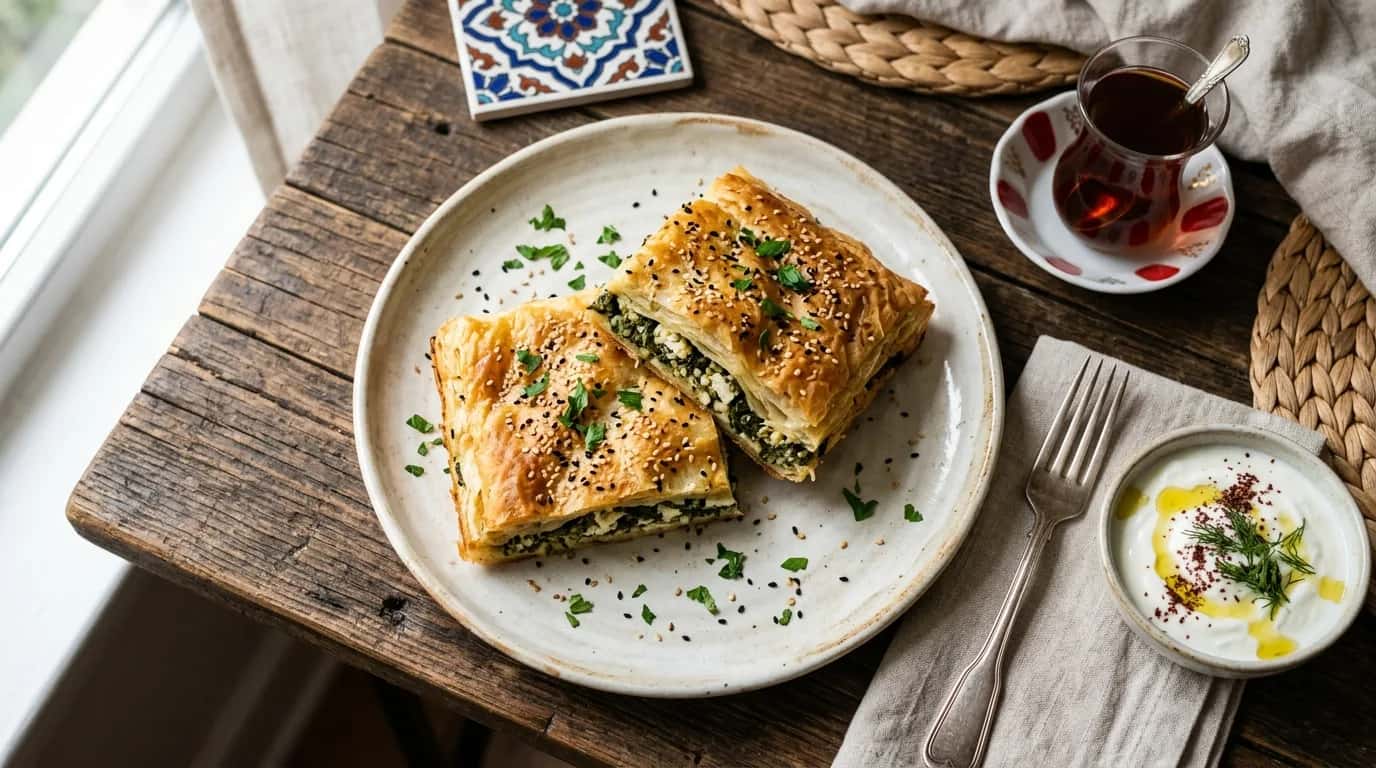 Peynirli ve Ispanaklı Börek Nasıl Yapılır?