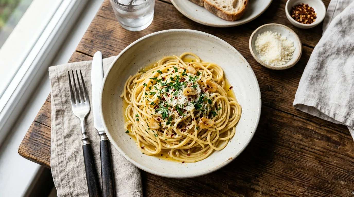 Sarımsaklı Tereyağlı Spagetti Nasıl Yapılır?