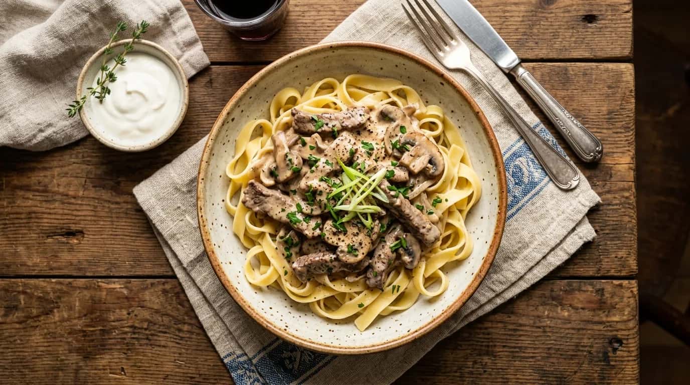 Sığır Eti Stroganoff Tarifi Nasıl Yapılır?