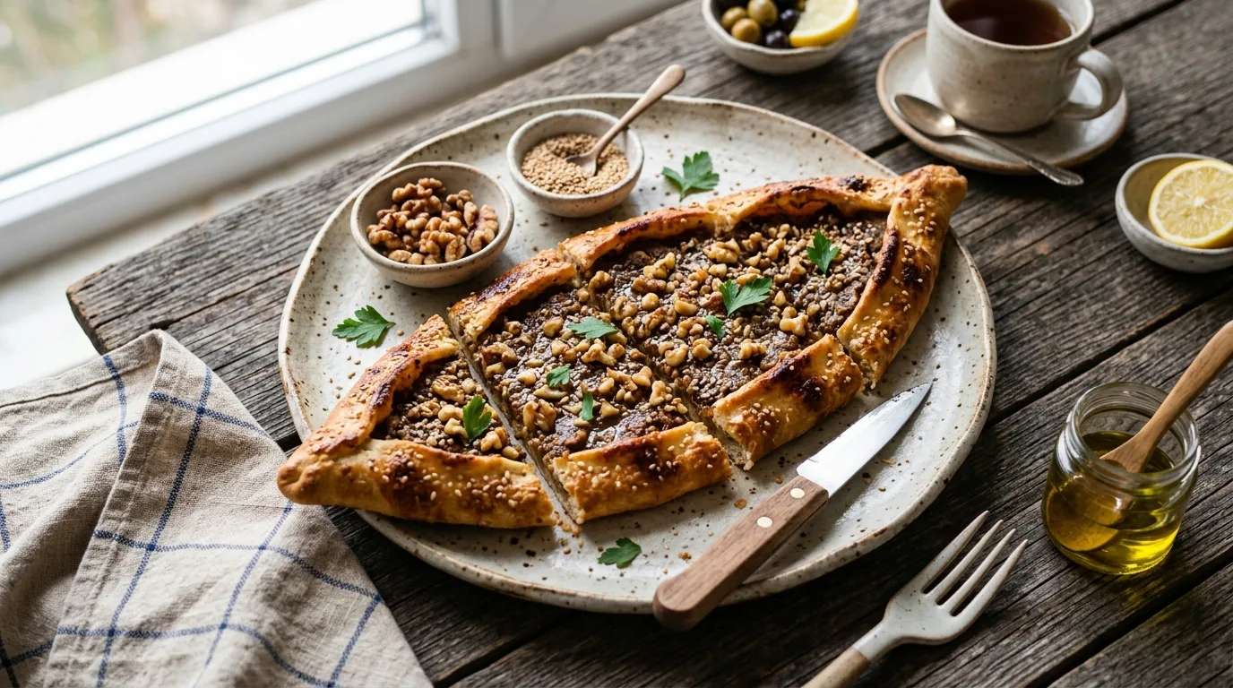 Tahinli ve Cevizli Pide Nasıl Yapılır?