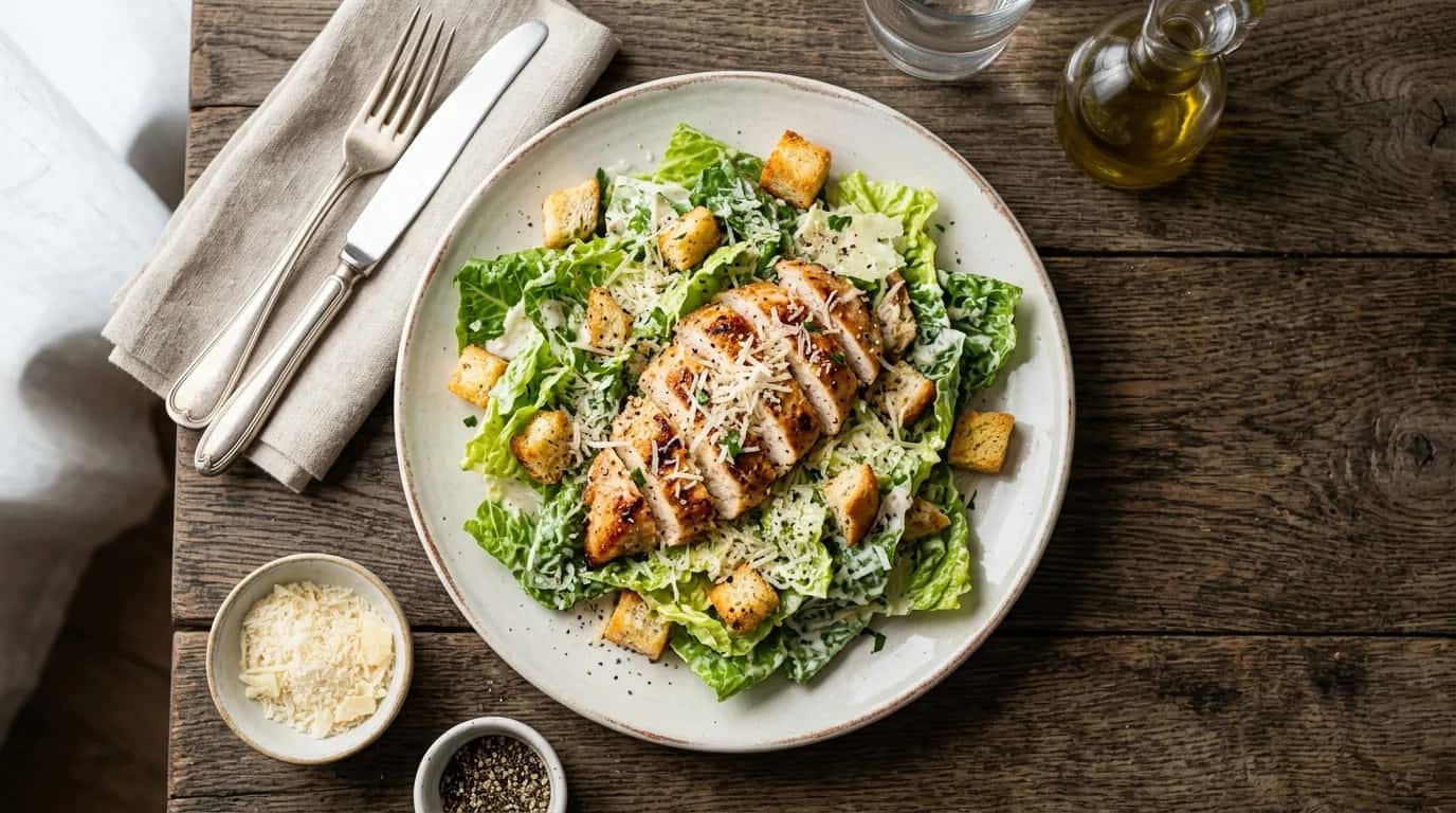 Tavuklu Sezar Salata Nasıl Yapılır?