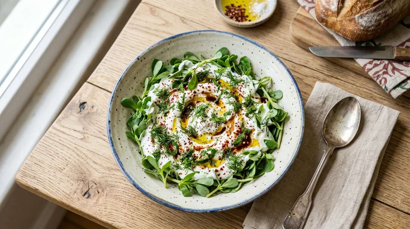 Yoğurtlu Semizotu Salatası Nasıl Yapılır?