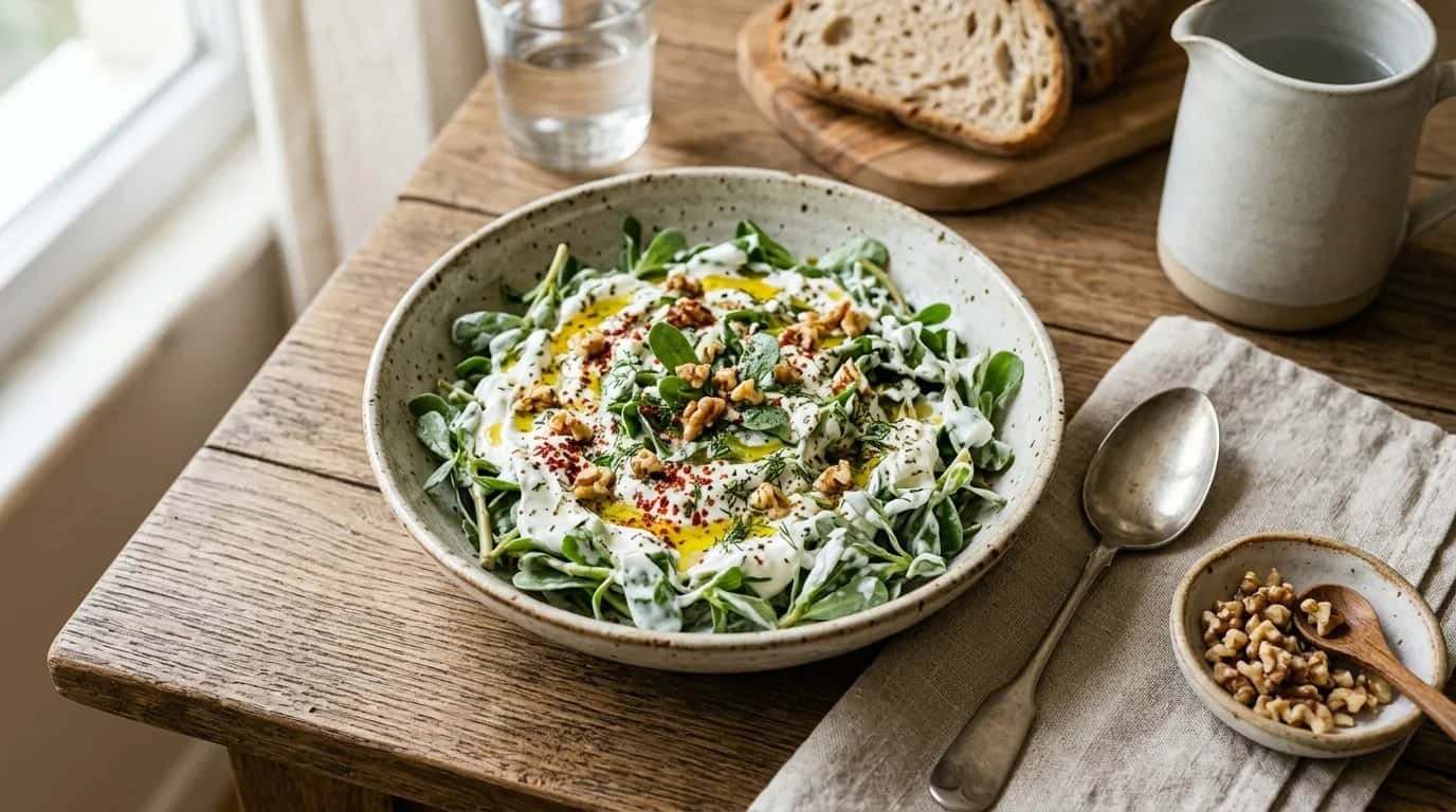 Yoğurtlu Semizotu Salatası Nasıl Yapılır?