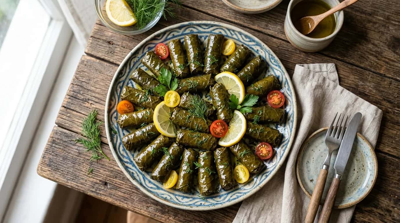 Zeytinyağlı Yaprak Sarma Nasıl Yapılır?