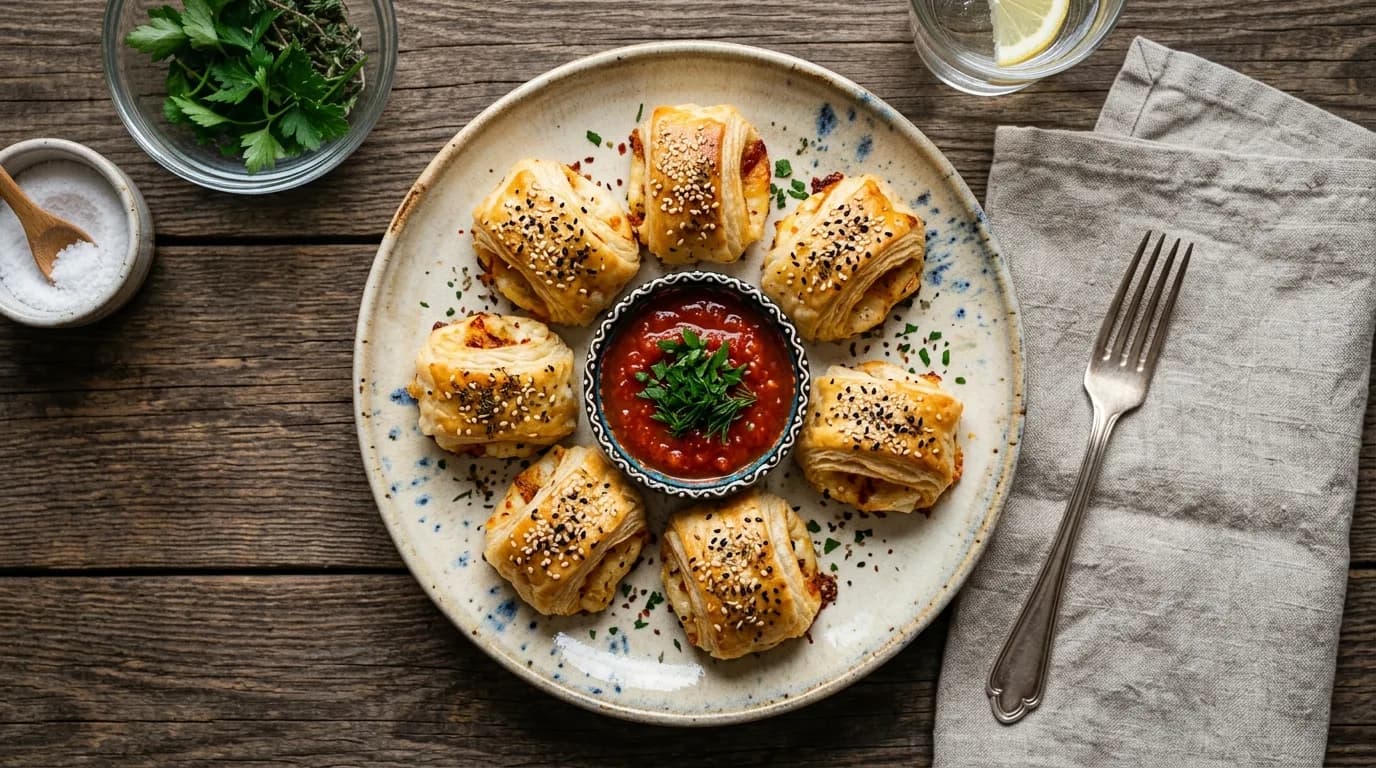 Baharatlı Peynirli Mini Börek Nasıl Yapılır?