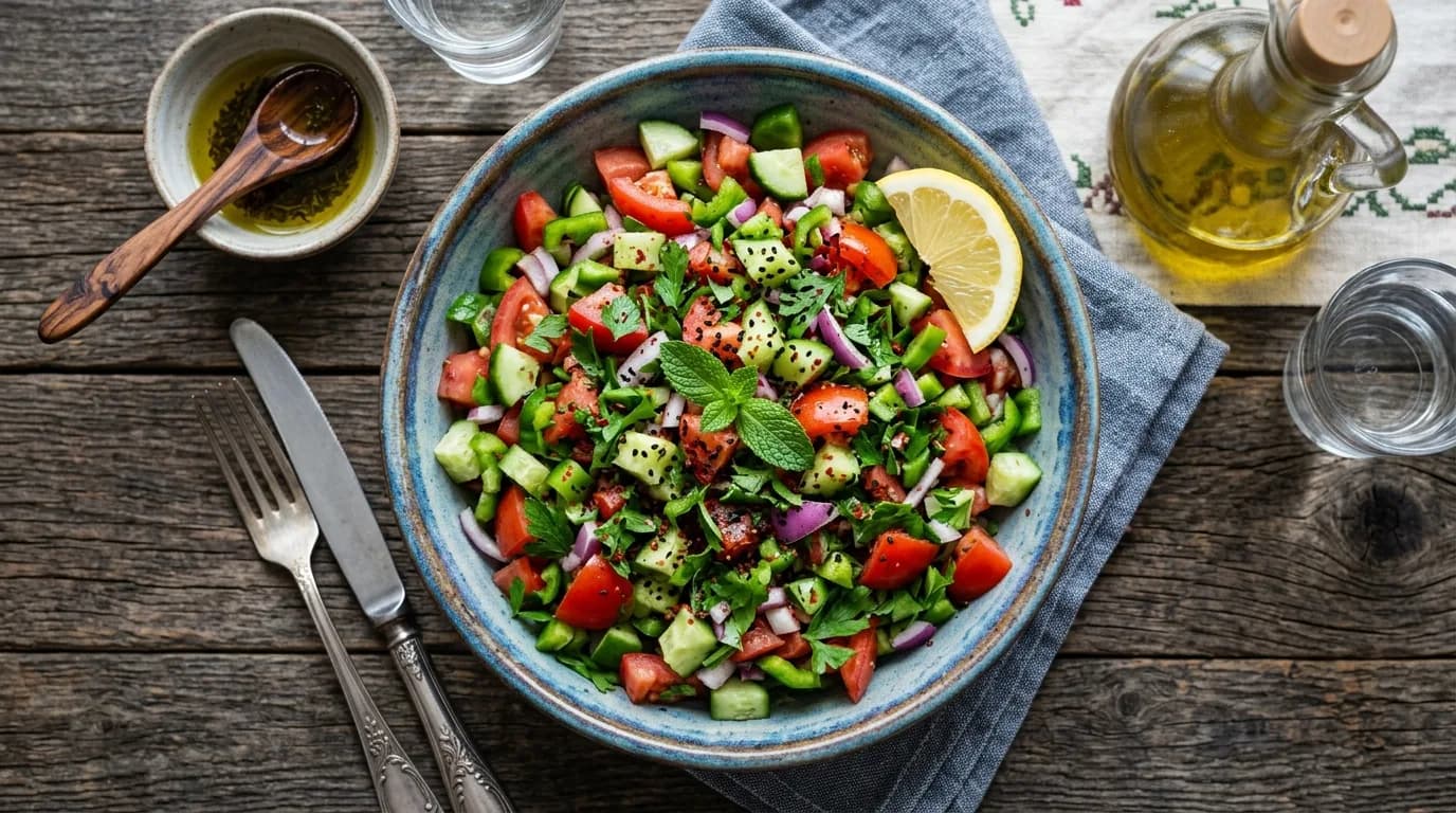 Çoban Salata Nasıl Yapılır?