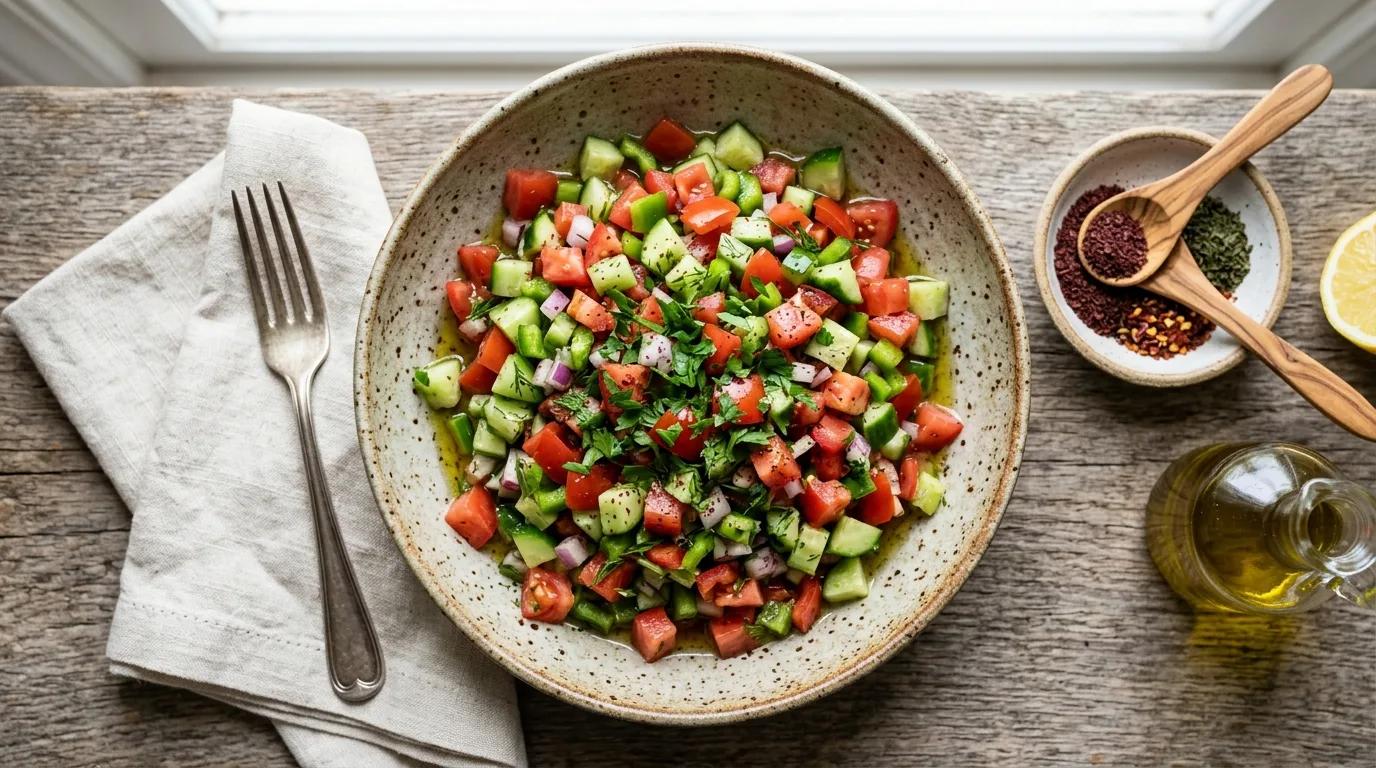 Çoban Salata Nasıl Yapılır?