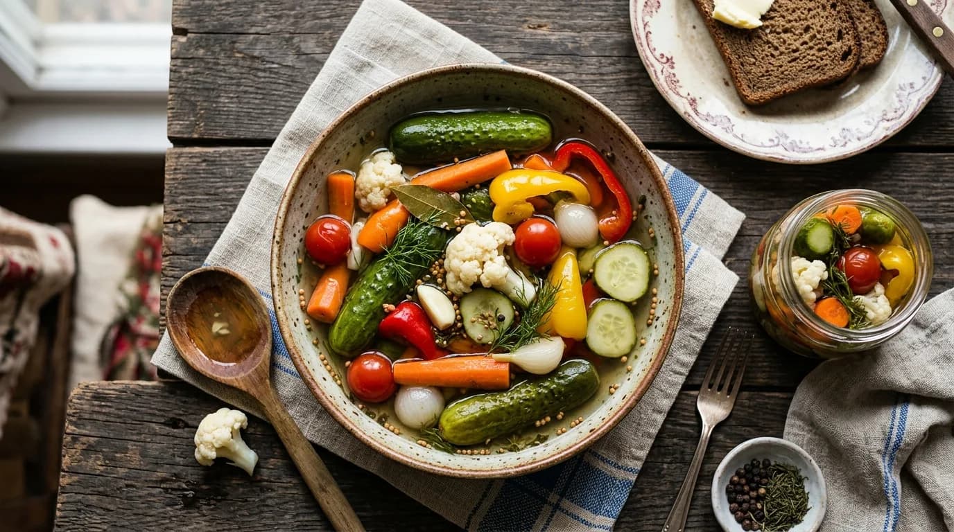 Ev Yapımı Karışık Konserve Nasıl Yapılır?