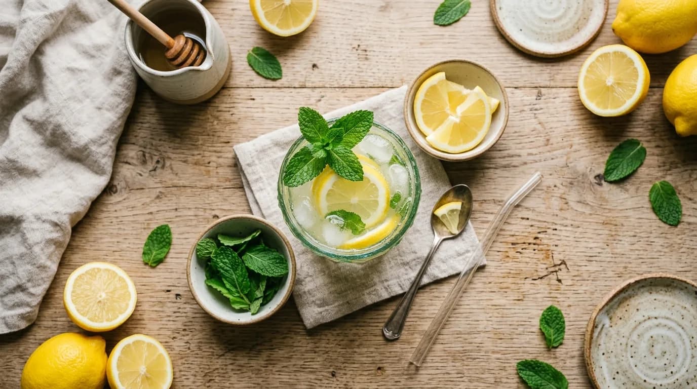 Ev Yapımı Naneli Limonata Nasıl Yapılır?