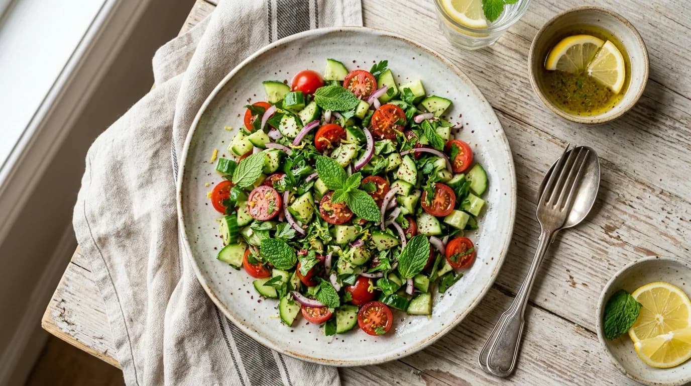 Ferahlatıcı Nane Limon Salatası Nasıl Yapılır?