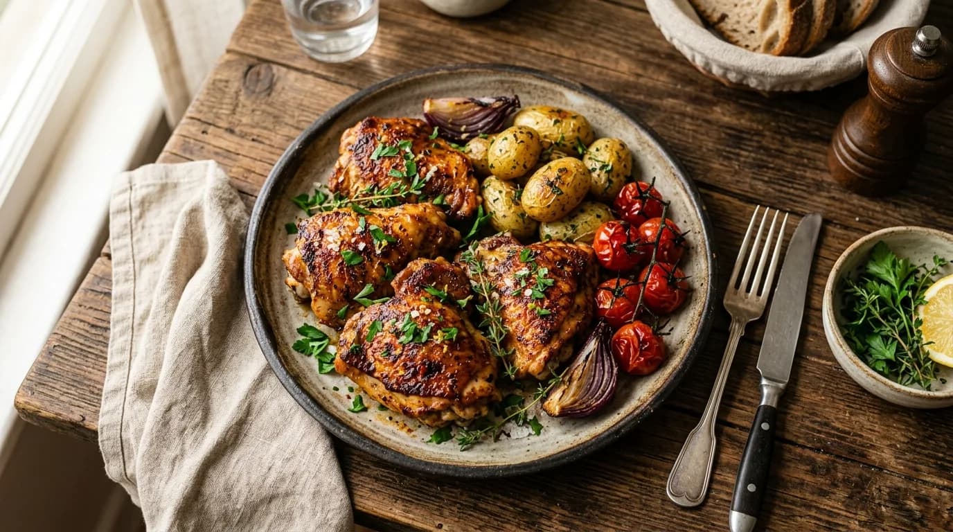 Fırında Tavuk Pirzola