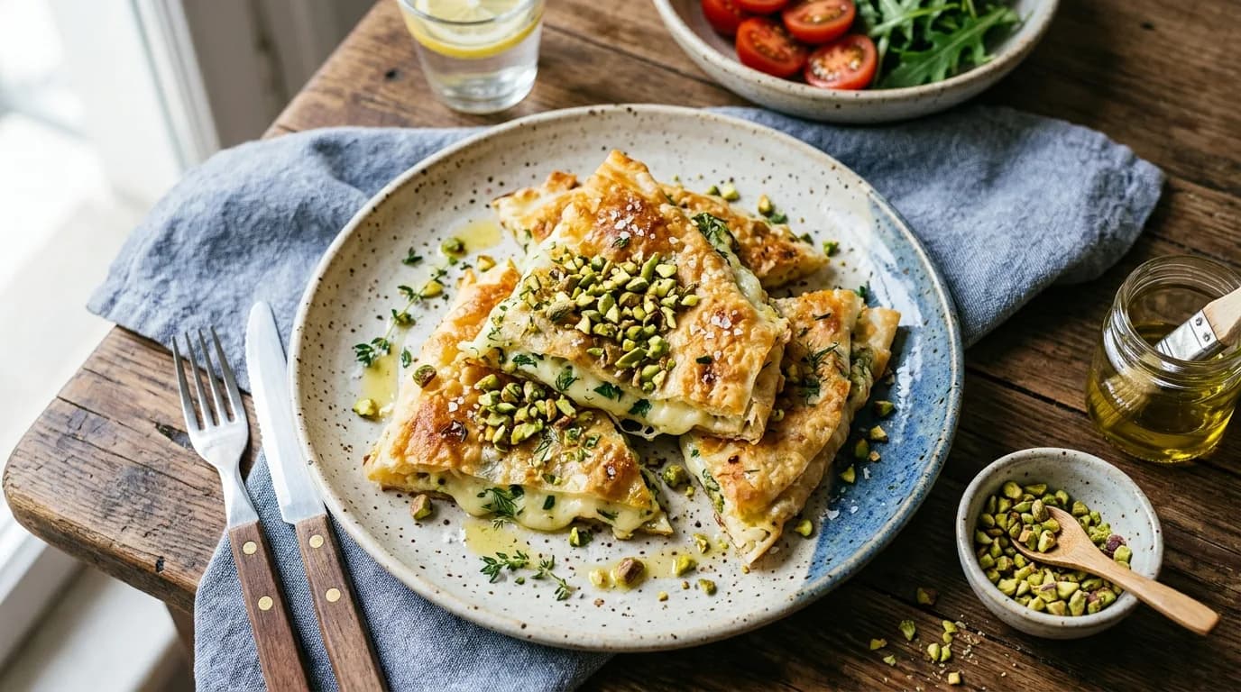 Fıstıklı ve Peynirli Gevrek Nasıl Yapılır?