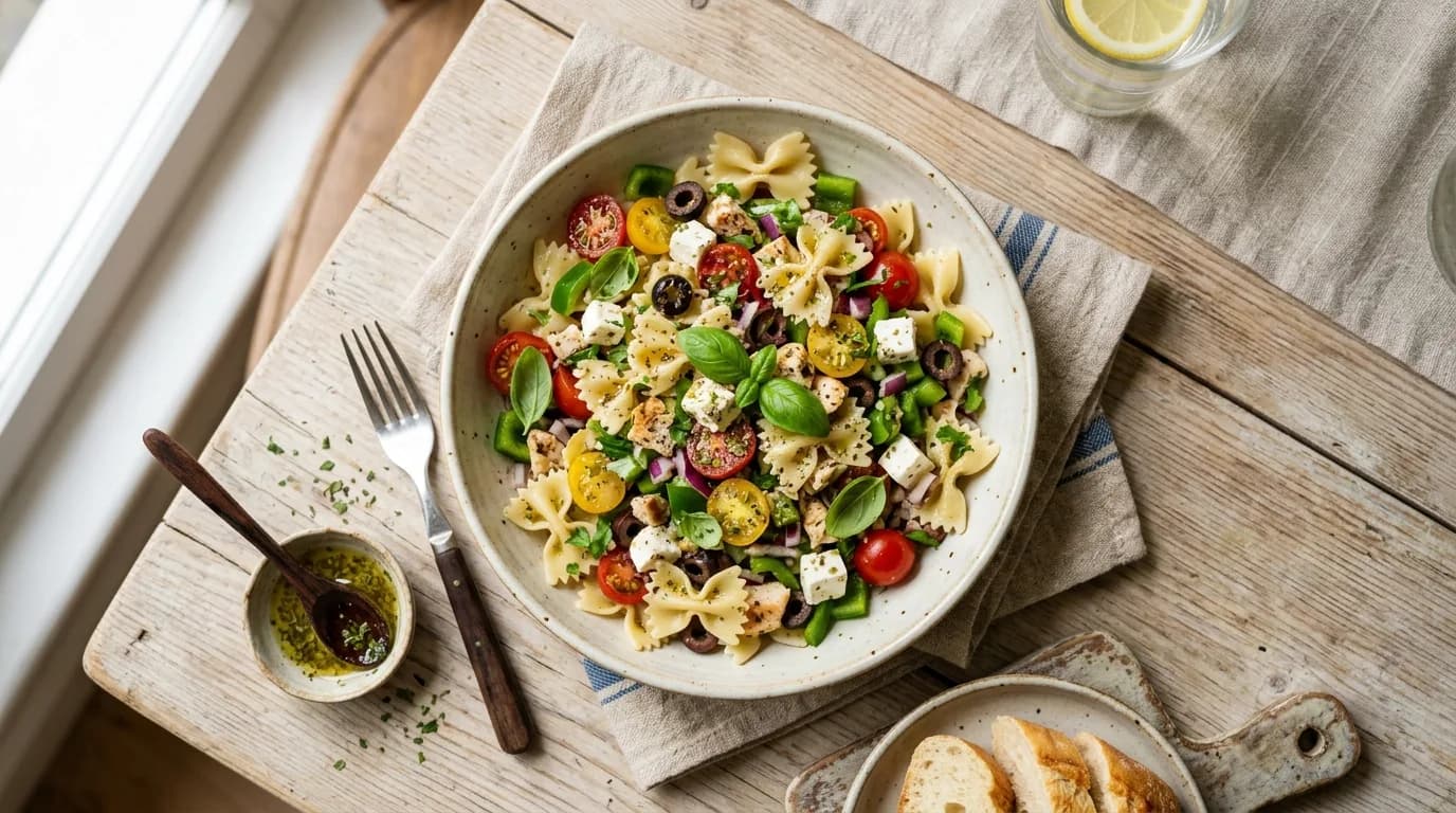 Fiyonk Makarna Salatası Nasıl Yapılır?