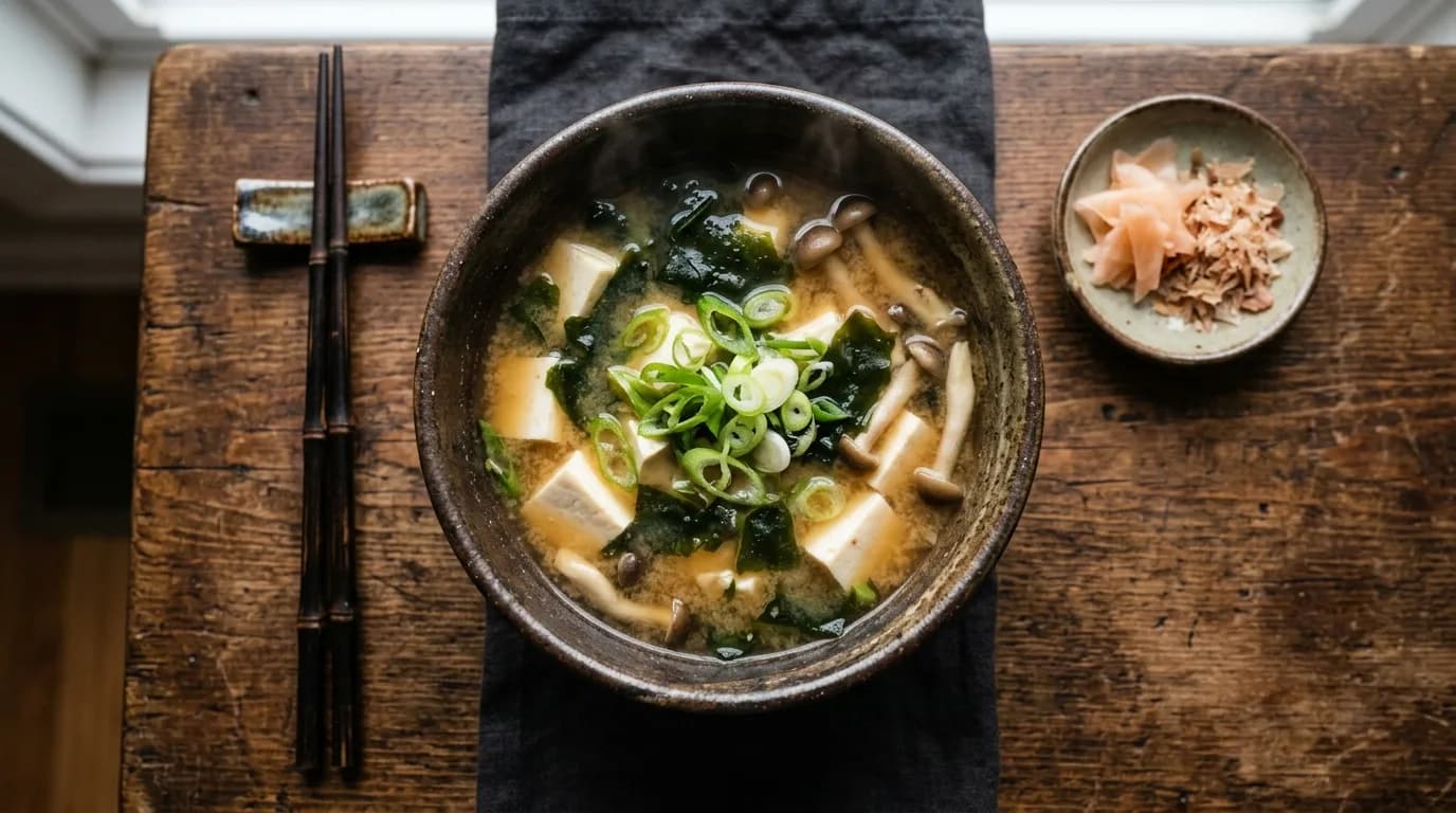 Japon Usulü Miso Çorbası