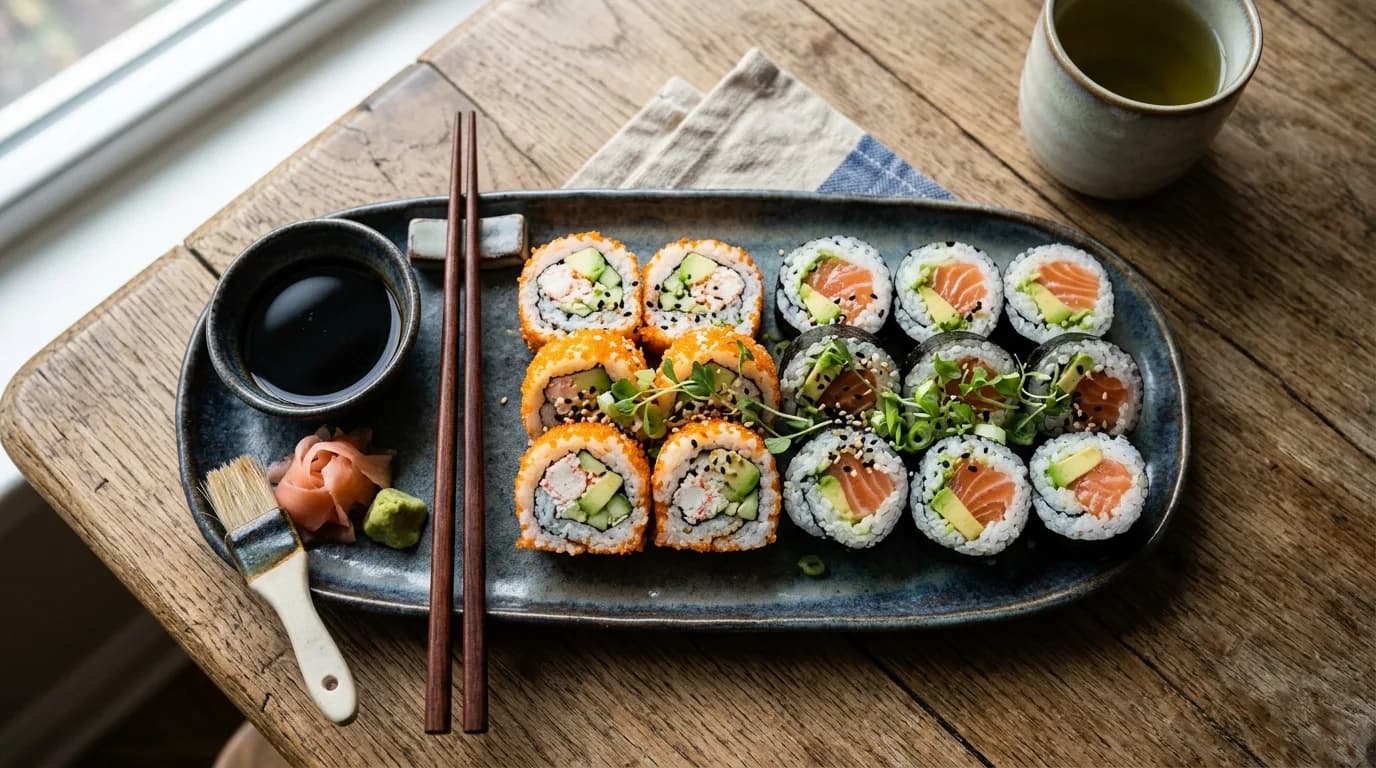 Japon Usulü Suşi Ruloları Nasıl Yapılır?