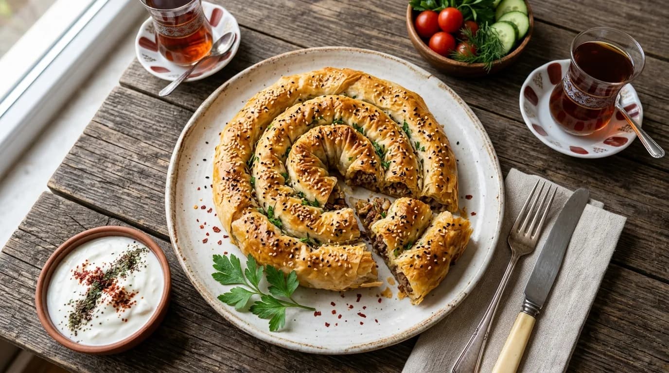 Kıymalı Kol Böreği