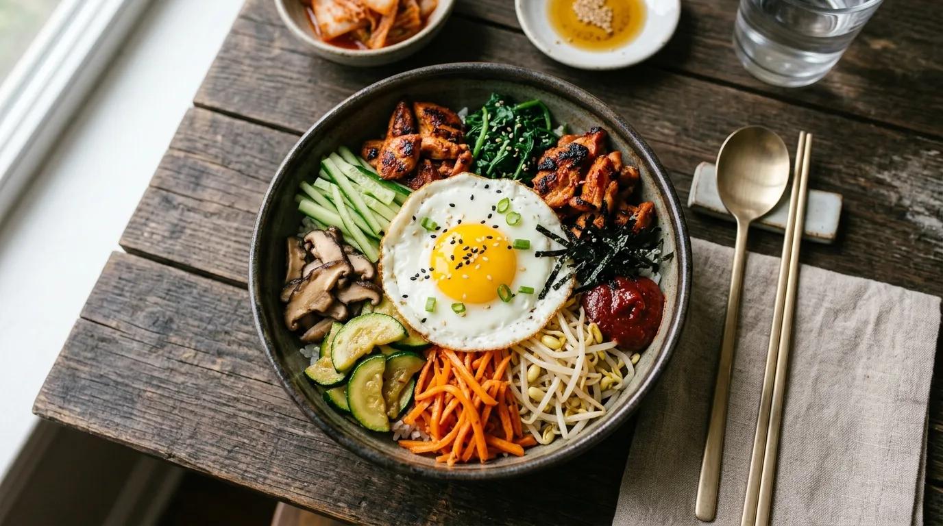 Kore Usulü Tavuklu Bibimbap Nasıl Yapılır?