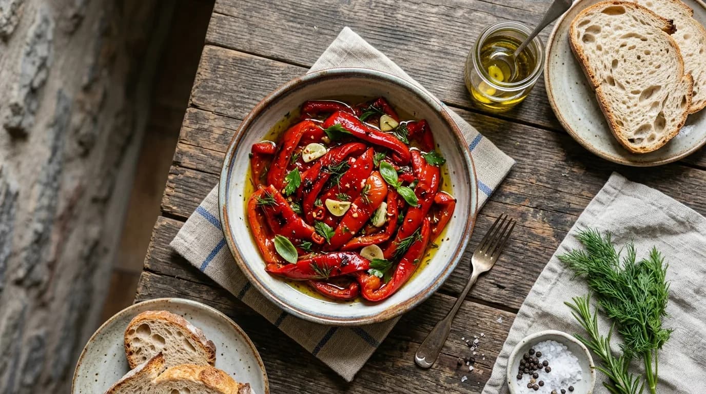 Közlenmiş Kırmızı Biber Turşusu Tarifi Nasıl Yapılır?