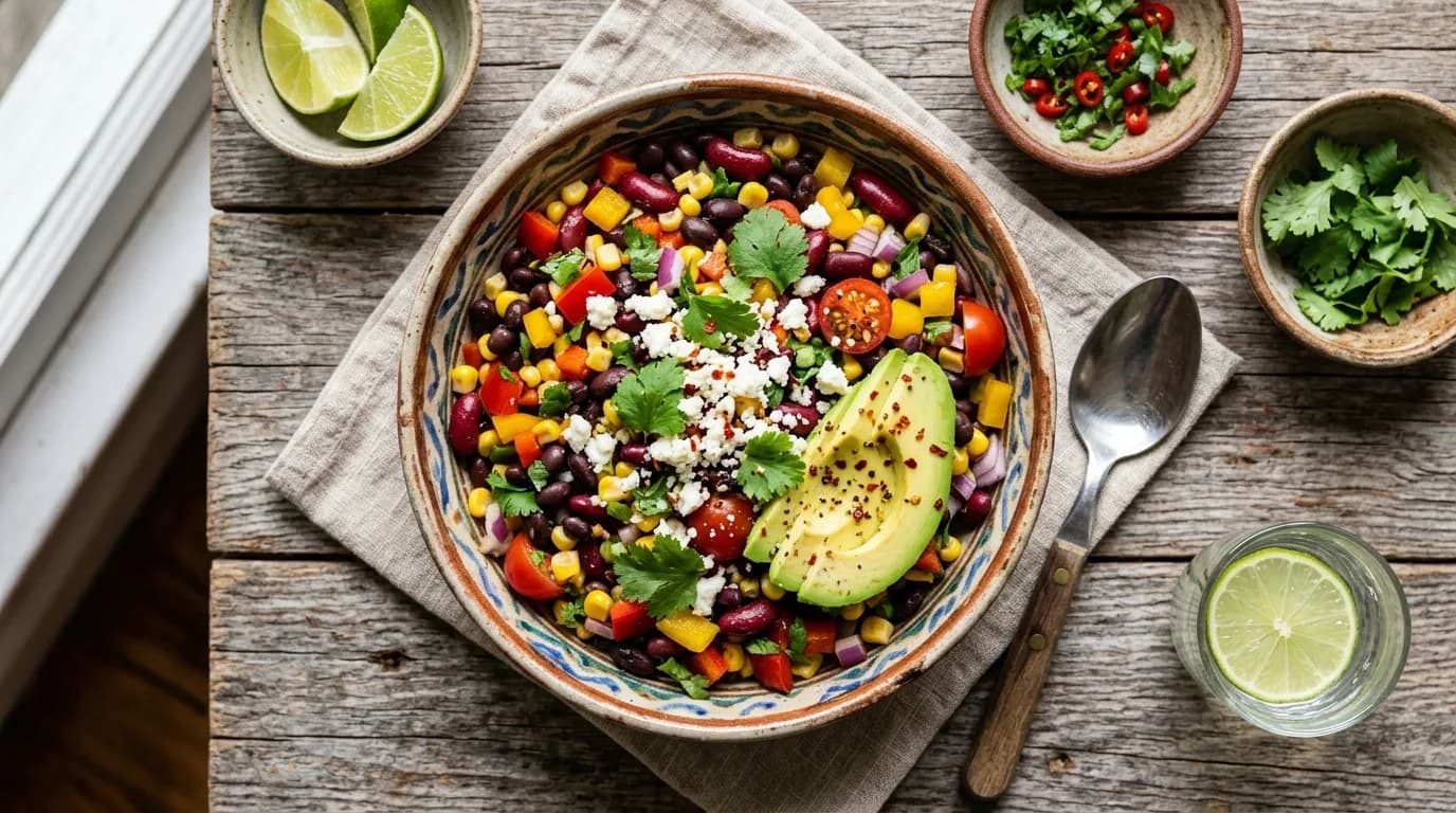 Meksika Usulü Fasulye Salatası Nasıl Yapılır?