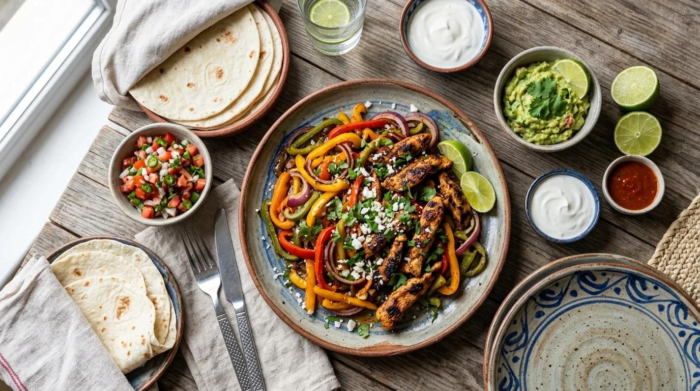 Meksika Usulü Tavuklu Fajitas Nasıl Yapılır?
