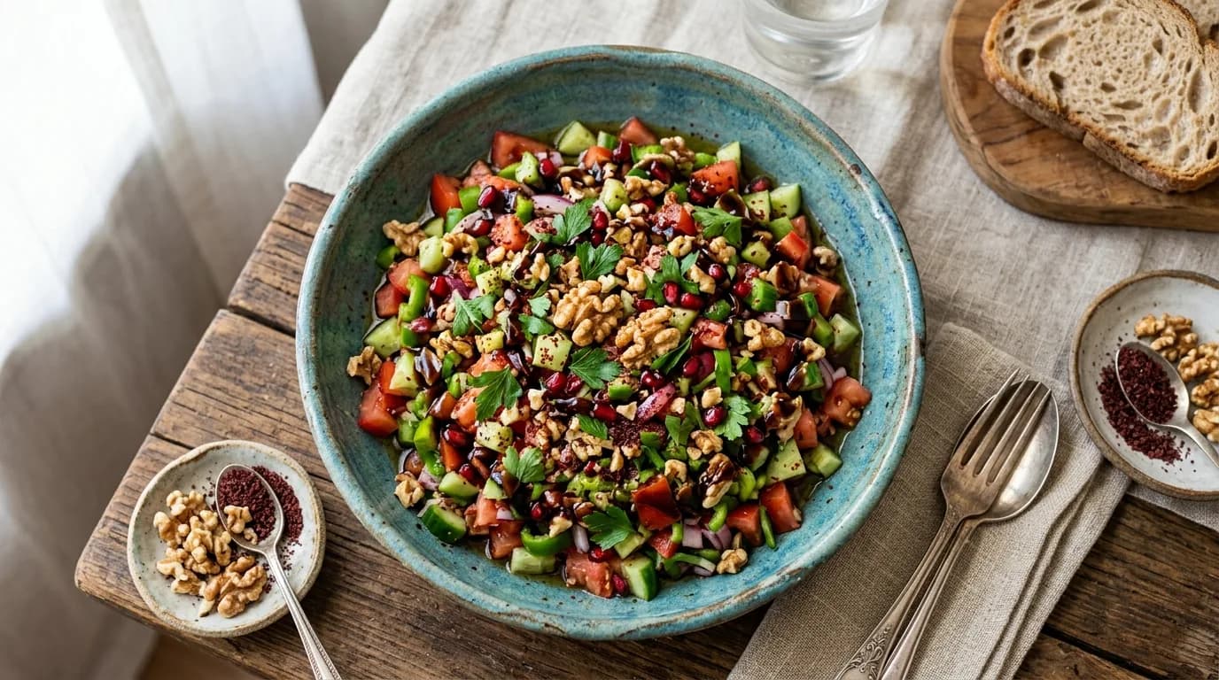 Nar Ekşili Gavurdağı Salatası Nasıl Yapılır?