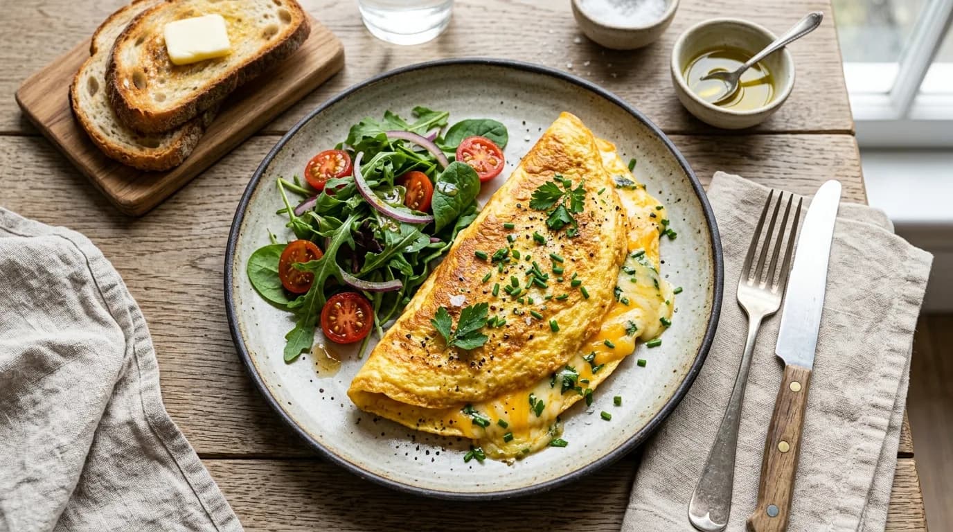 Peynirli Omlet Tarifi Nasıl Yapılır?