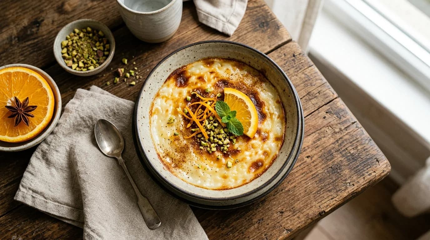 Portakallı Sütlaç Tarifi