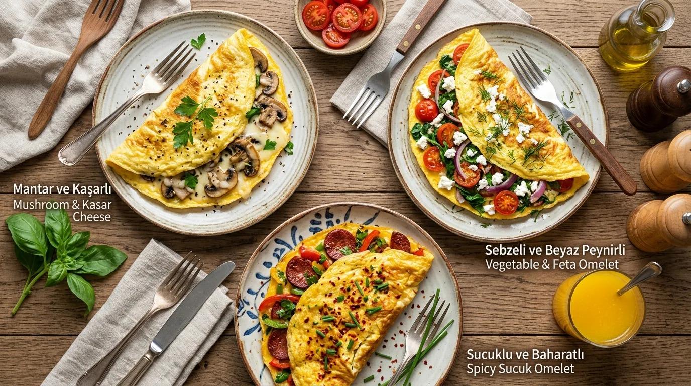Pratik ve Lezzetli Omlet Çeşitleri Nasıl Yapılır?