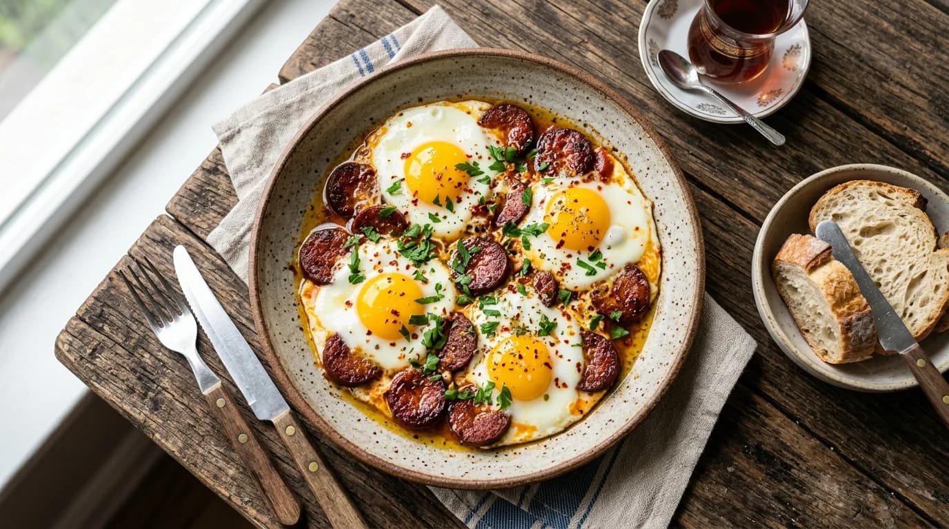 Sucuklu Yumurta Nasıl Yapılır?