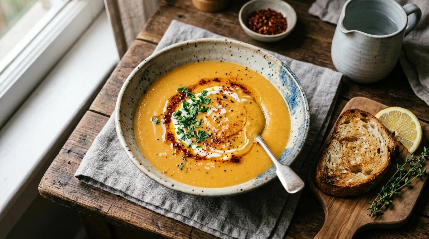 Süzme Mercimek Çorbası Nasıl Yapılır?