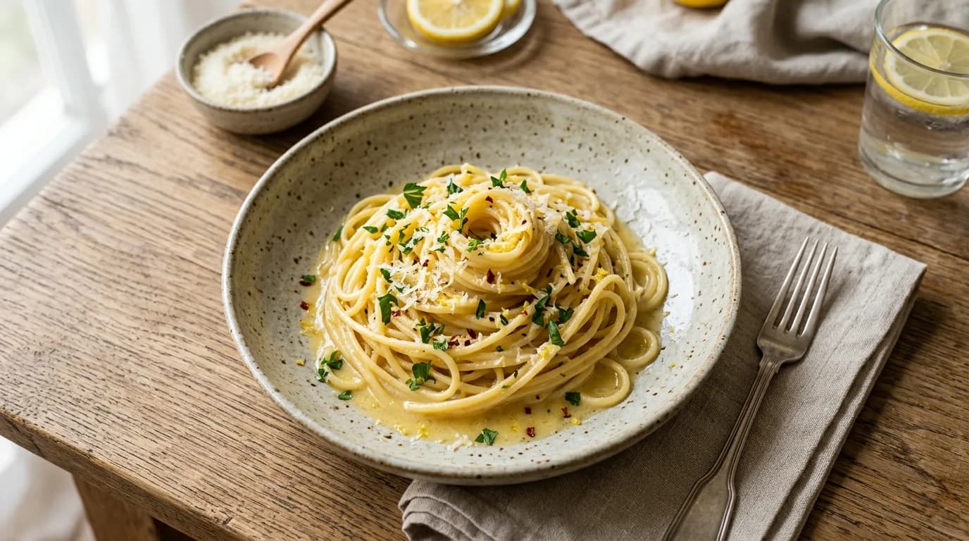 Tereyağlı Limon Soslu Makarna Nasıl Yapılır?