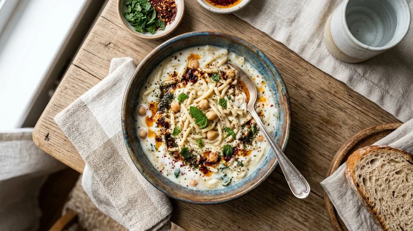 Yoğurtlu Erişte Çorbası Nasıl Yapılır?