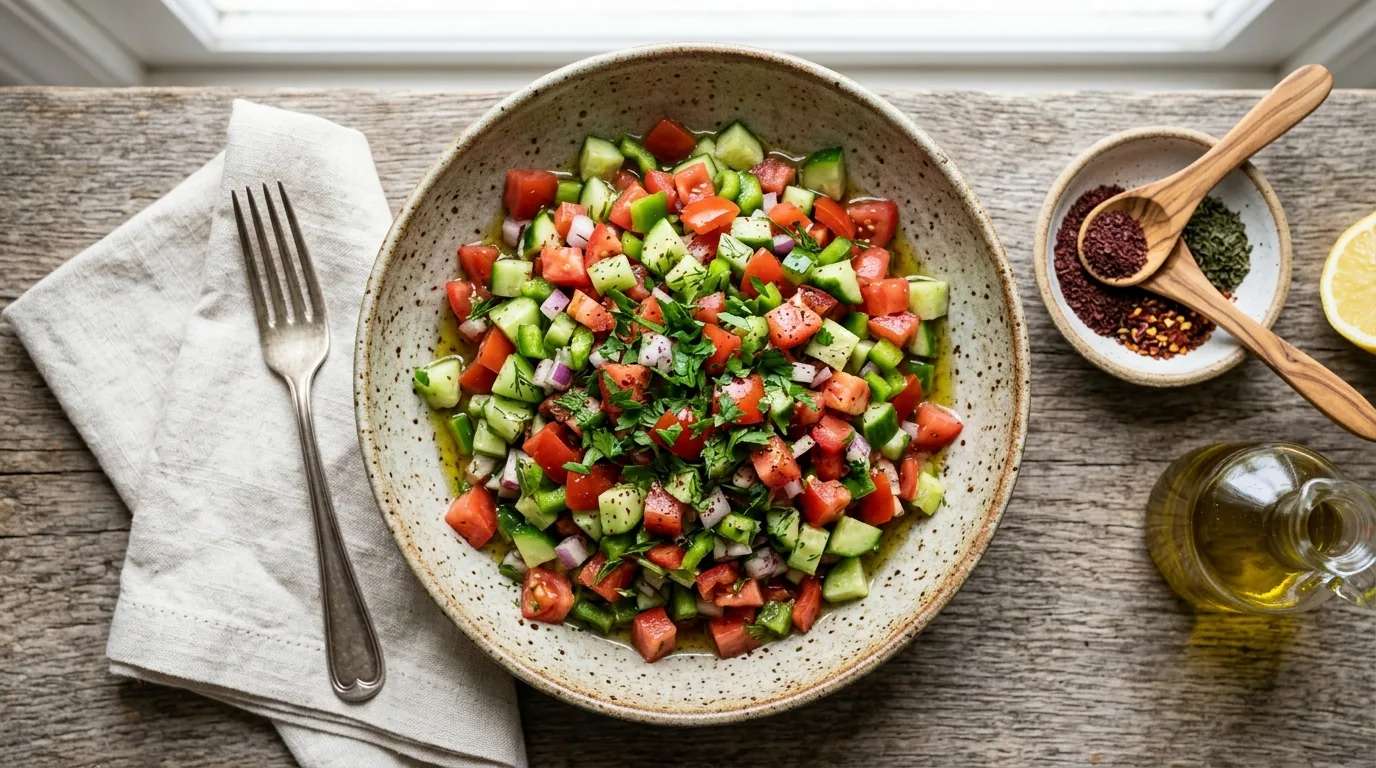 Çoban Salata Nasıl Yapılır?