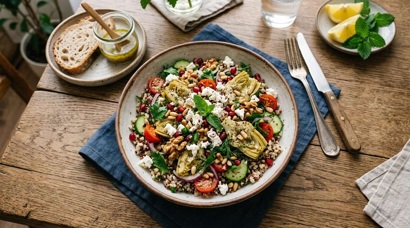 Enginarlı Kinoa Salatası Nasıl Yapılır?