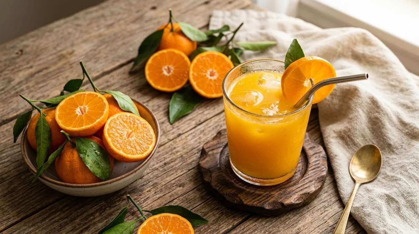 Ev Yapımı Mandalina Suyu Nasıl Yapılır?